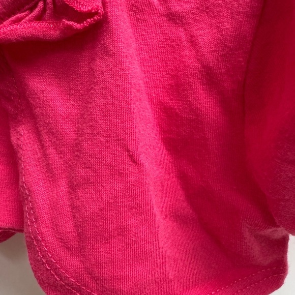 Blueberi Boulevard 3T Girls Hot Pink Short Sleeve Cropped Cardigan Sweater - Picture 3 of 5